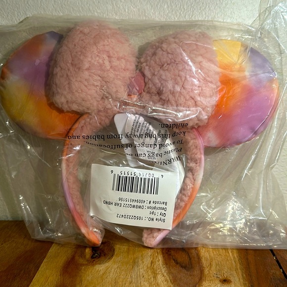 Pink Tie Dye Minnie ears NWT - Picture 2 of 4